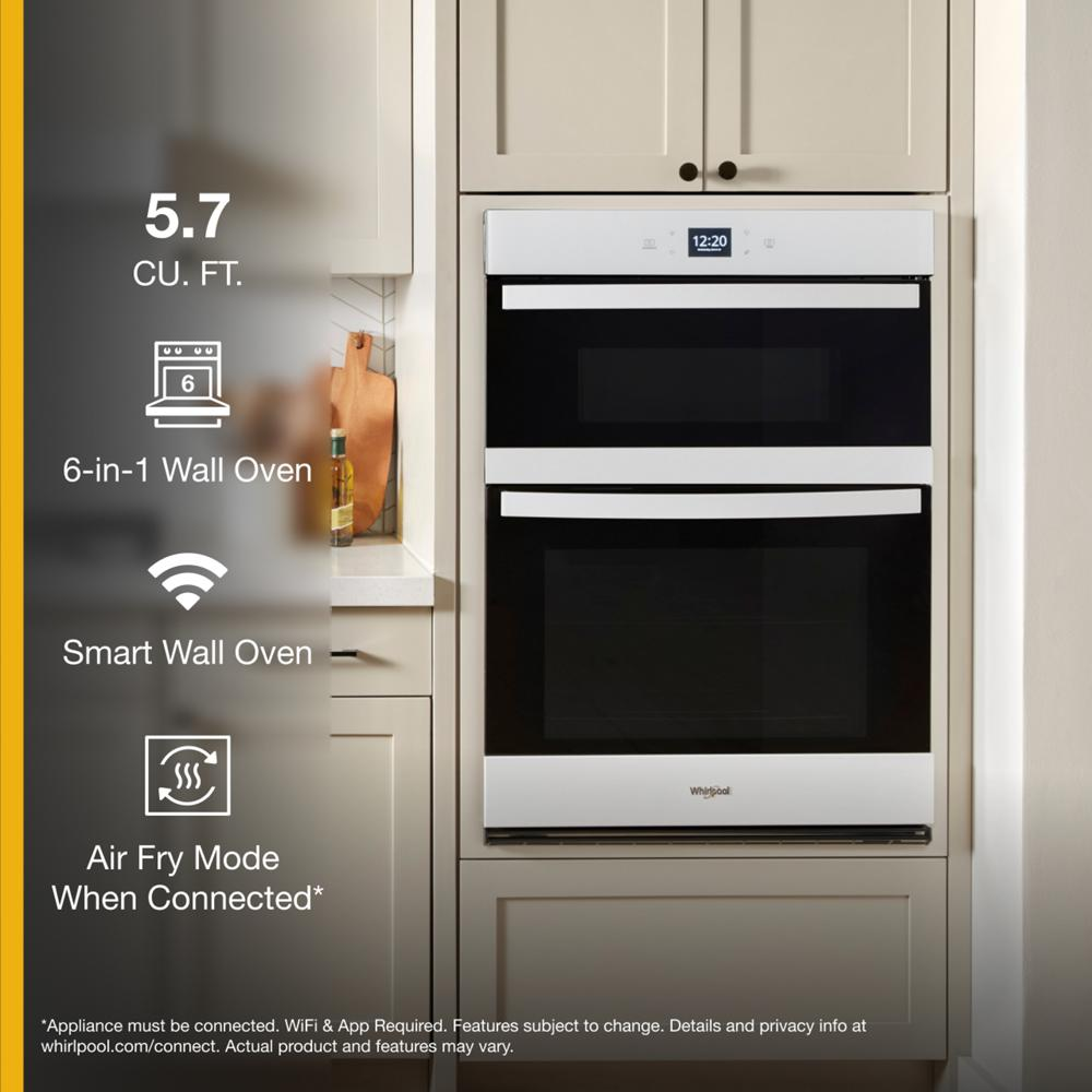 5.7 Cu. Ft. Smart Combo Wall Oven with Air Fry