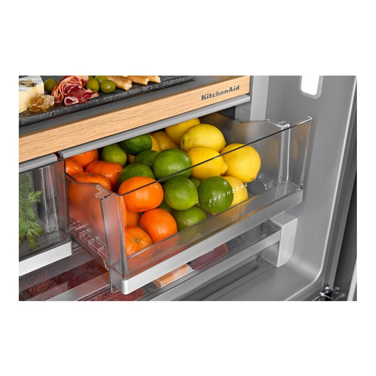 31 Cu. Ft. 36-Inch French Door Refrigerator with Interior Ice and Water Dispenser in PrintShield® Stainless Steel