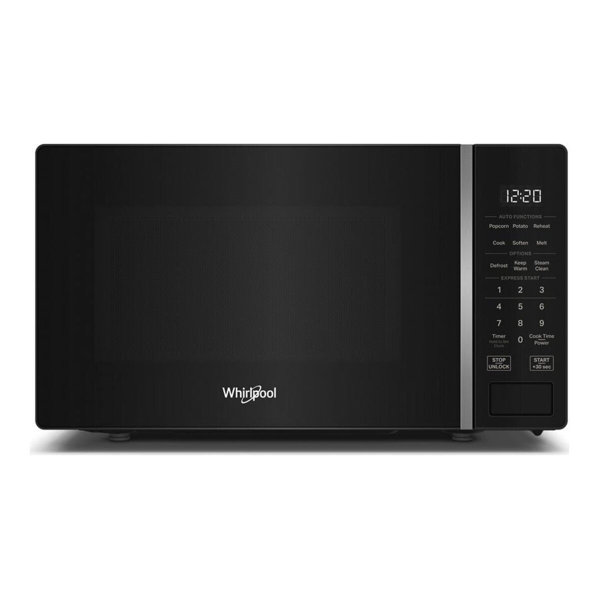 0.7 cu. ft. Black Countertop Microwave With Steam Clean - 700 watt