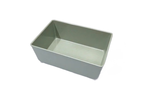 Medium-sized sage green organizing tray for countertop storage and kitchen organization tasks