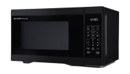 Black countertop microwave oven with digital control panel and preset buttons from Microwaves and Kitchenware collections