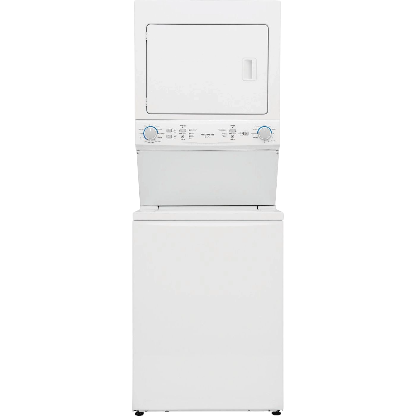 Electric Long Vent Stacked Laundry Center - 3.9 Cu. Ft Washer and 5.5 Cu. Ft. Dryer
