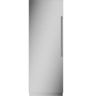 Panel-ready integrated column freezer with stainless steel handle in Refrigerators and Appliances collections