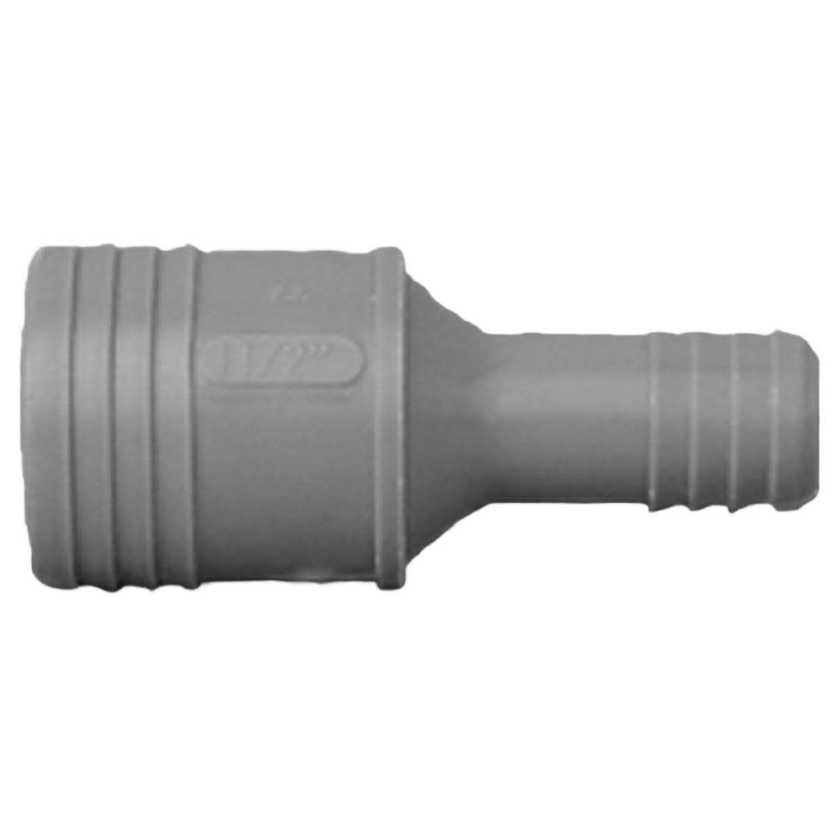 Gray polypropylene reducing insert coupling for plumbing and pipes & fittings in home improvement collections under $50