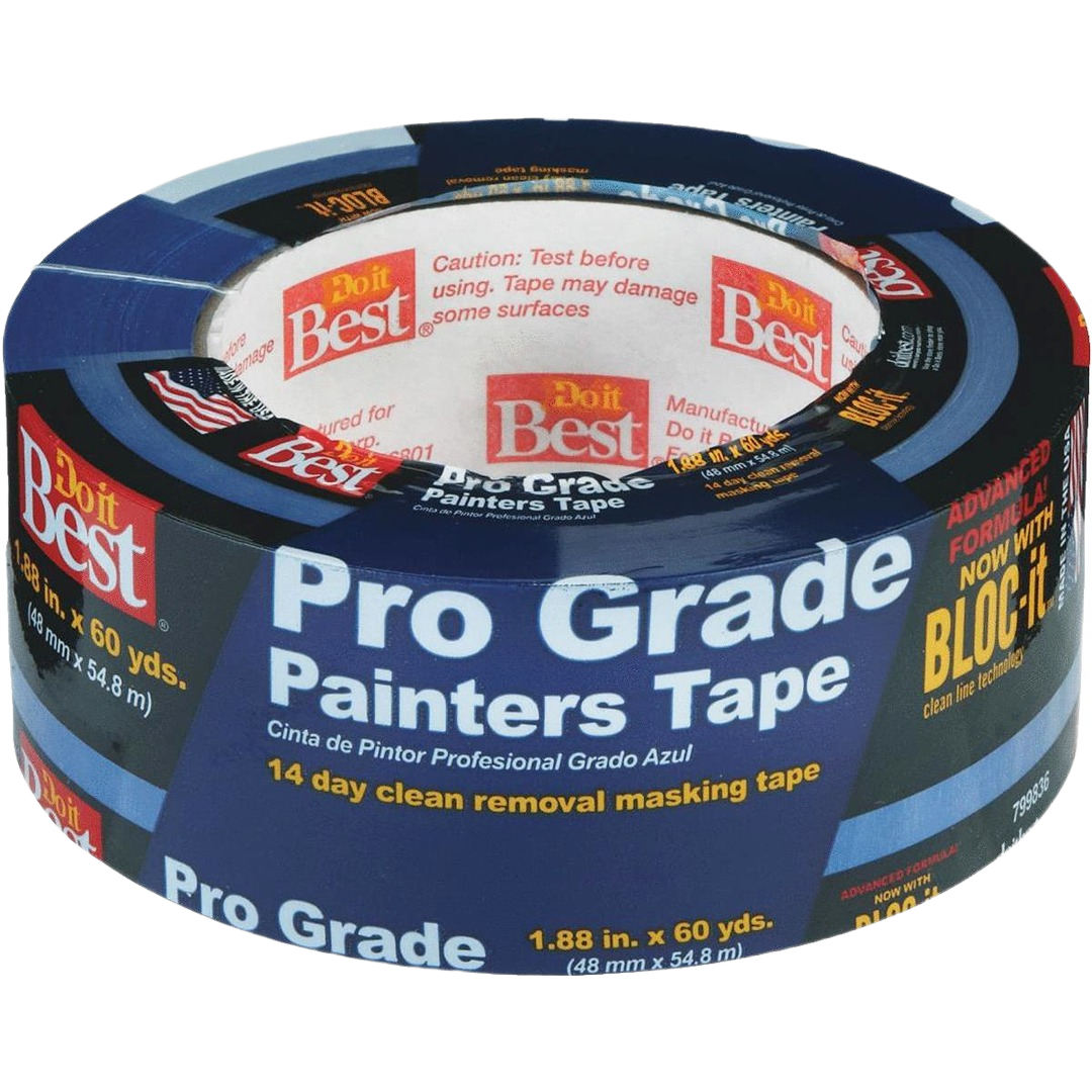 Roll of blue professional-grade masking tape for painting projects in tapes and paint supplies under $50 collection