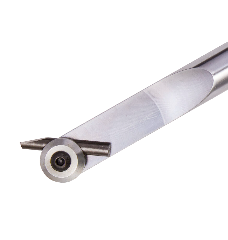Close-up of a steel multi-tip hollowing tool head designed for precision woodworking and home improvement tasks
