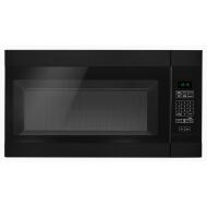 Black over-the-range microwave with digital control panel and timer display from Microwaves and Kitchen & Kitchenware collections