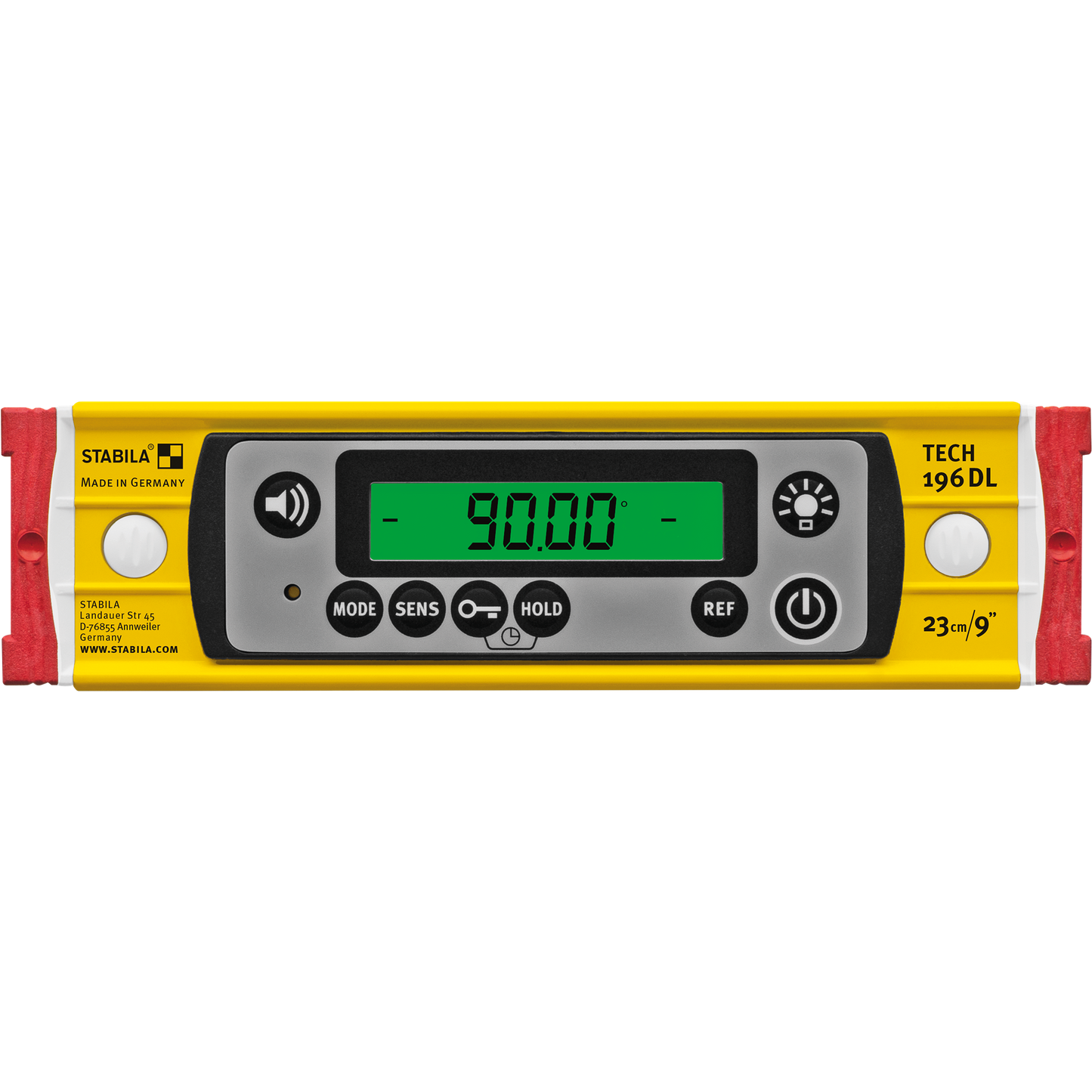 Stabila 9" (23cm) TECH 196 DL Digital Spirit Level w/Case