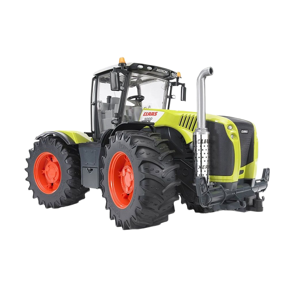 Detailed Bruder Claas Xerion 5000 Tractor model with large tires in Vehicles & Remote Controlled Toys collection under $100