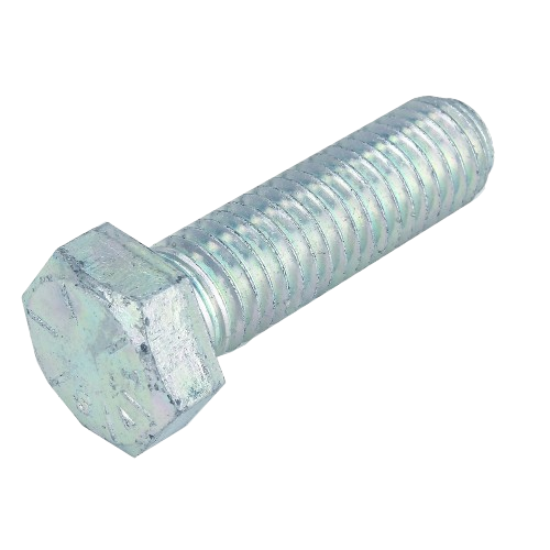 Hexagonal head metal screw with coarse threads for John Deere parts and hardware in home improvement collections