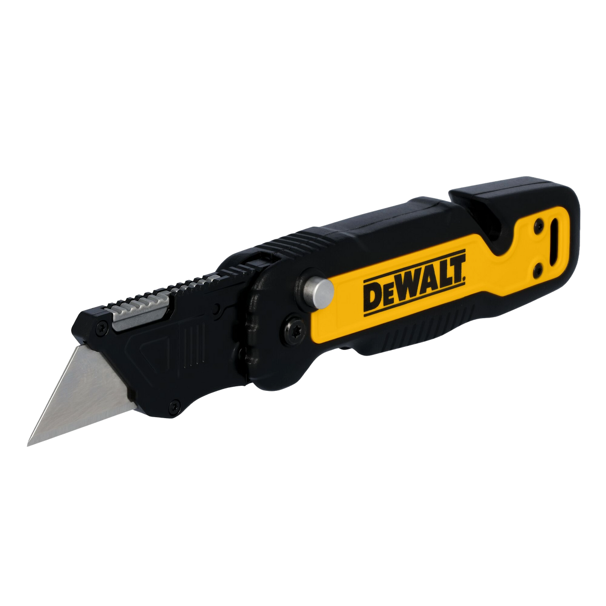 DEWALT Push and Flip Folding Utility Knife w/Storage