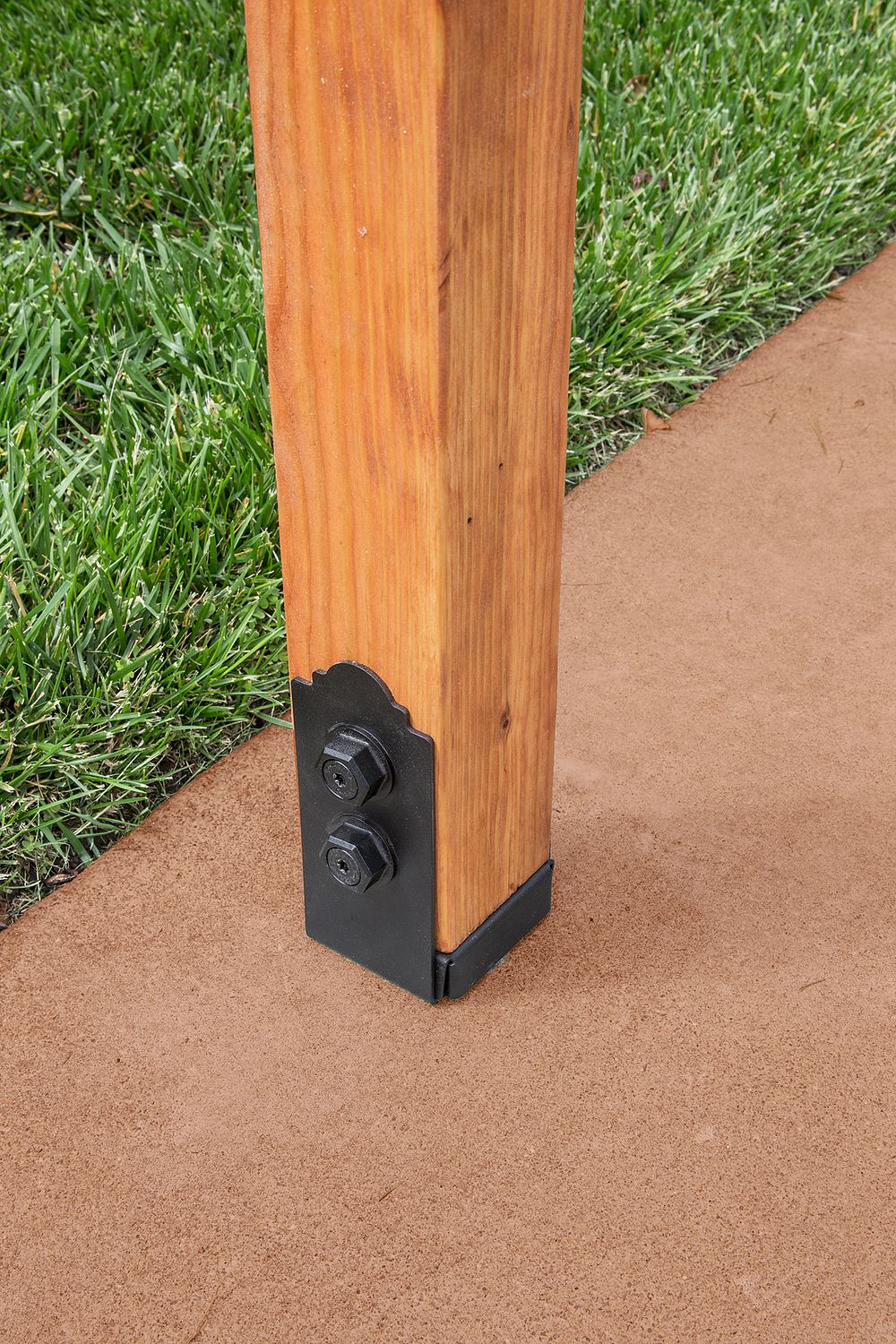 Simpson Strong-Tie APB44R 4X4 Black Rough Post Base