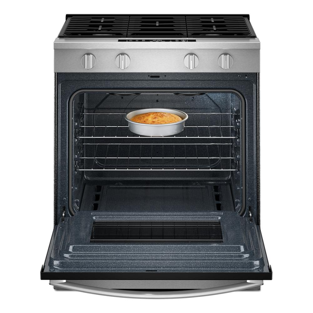 30-inch Gas Range with No Preheat Mode and Slow Cook