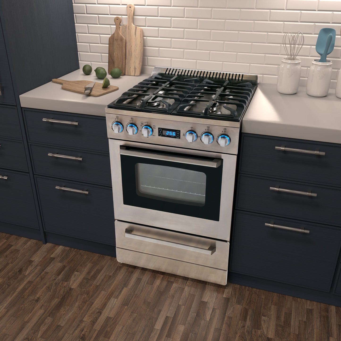 Avanti ELITE Series 24" Gas Range Oven - Stainless Steel