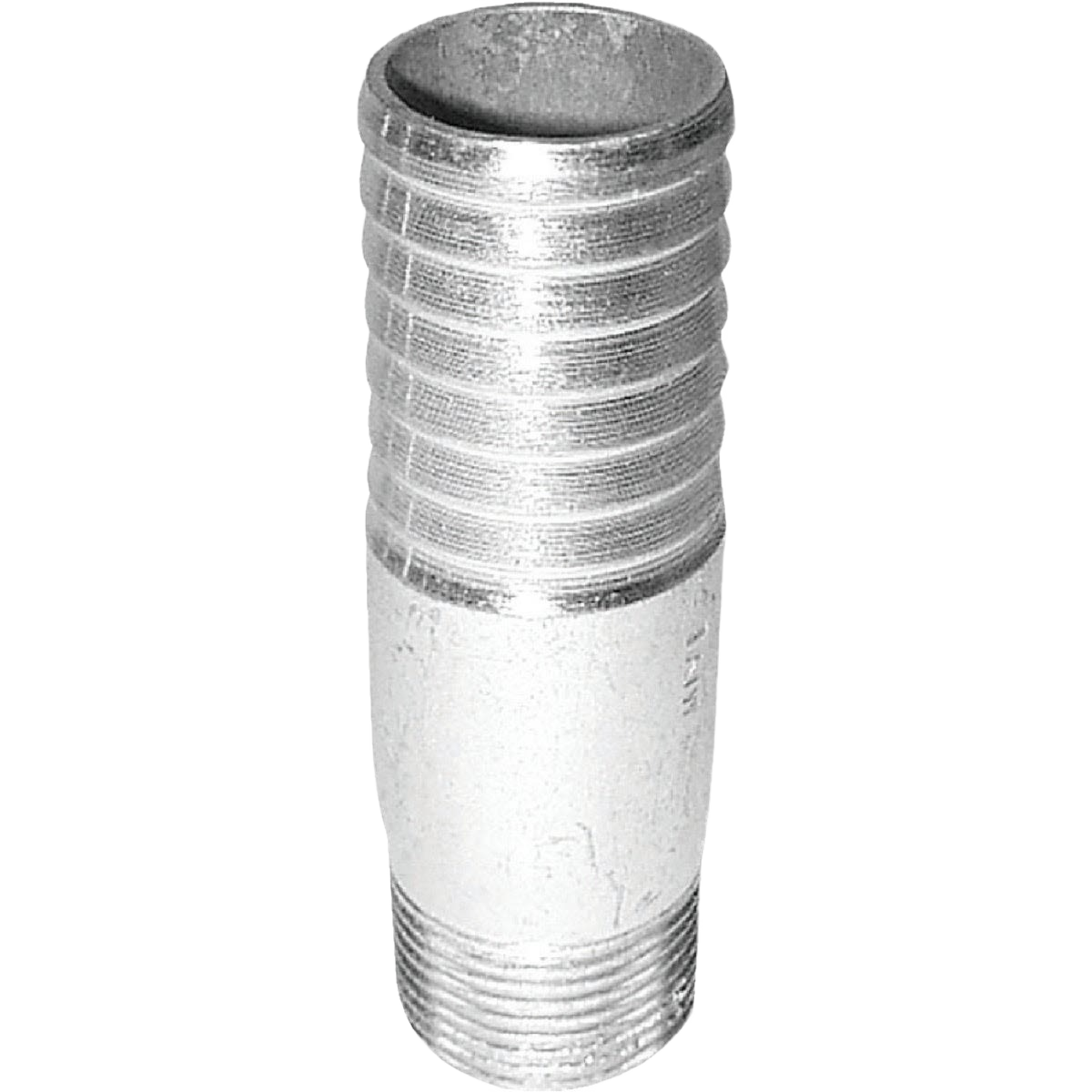Galvanized steel male adapter with insert and threaded ends for plumbing in pipes and fittings under $50 collection