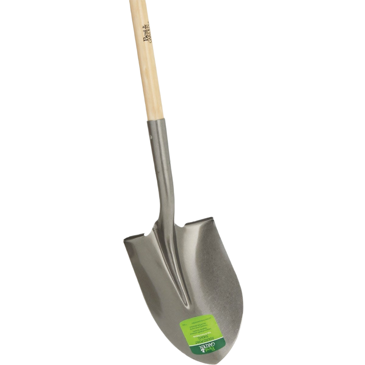 Round point shovel with wood handle and steel blade for gardening and outdoor digging tasks under 50 collection