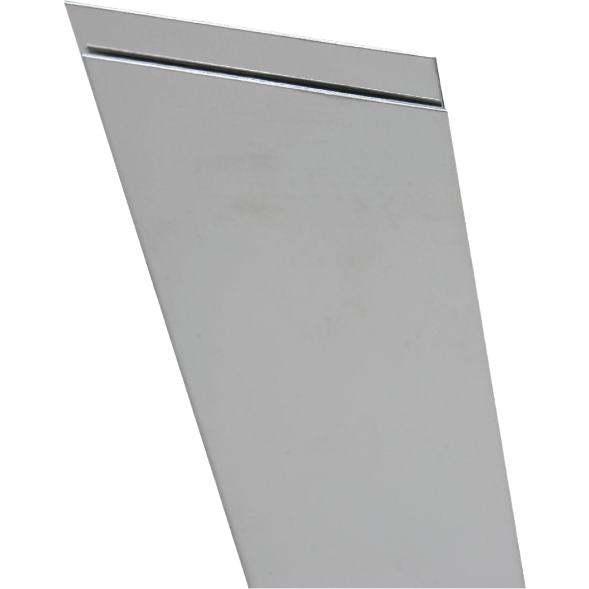 Smooth stainless steel sheet with clean edges suitable for home improvement and metalworking projects