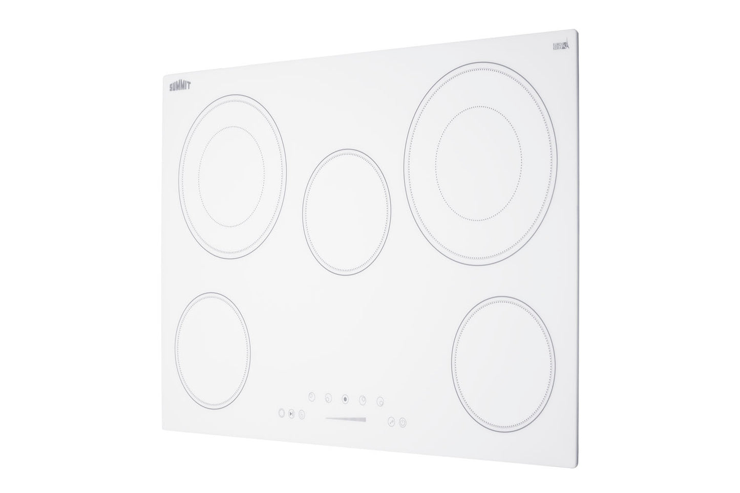 30" Wide 208-240V 5-Burner Radiant Cooktop