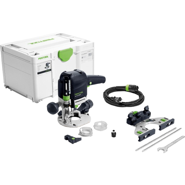 Compact router kit with versatile attachments, hose, and durable storage case for precision home improvement projects