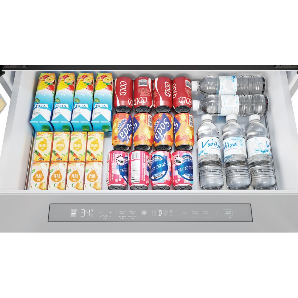 21.6 CF Counter-Depth 4-Door French Door, Dispenser