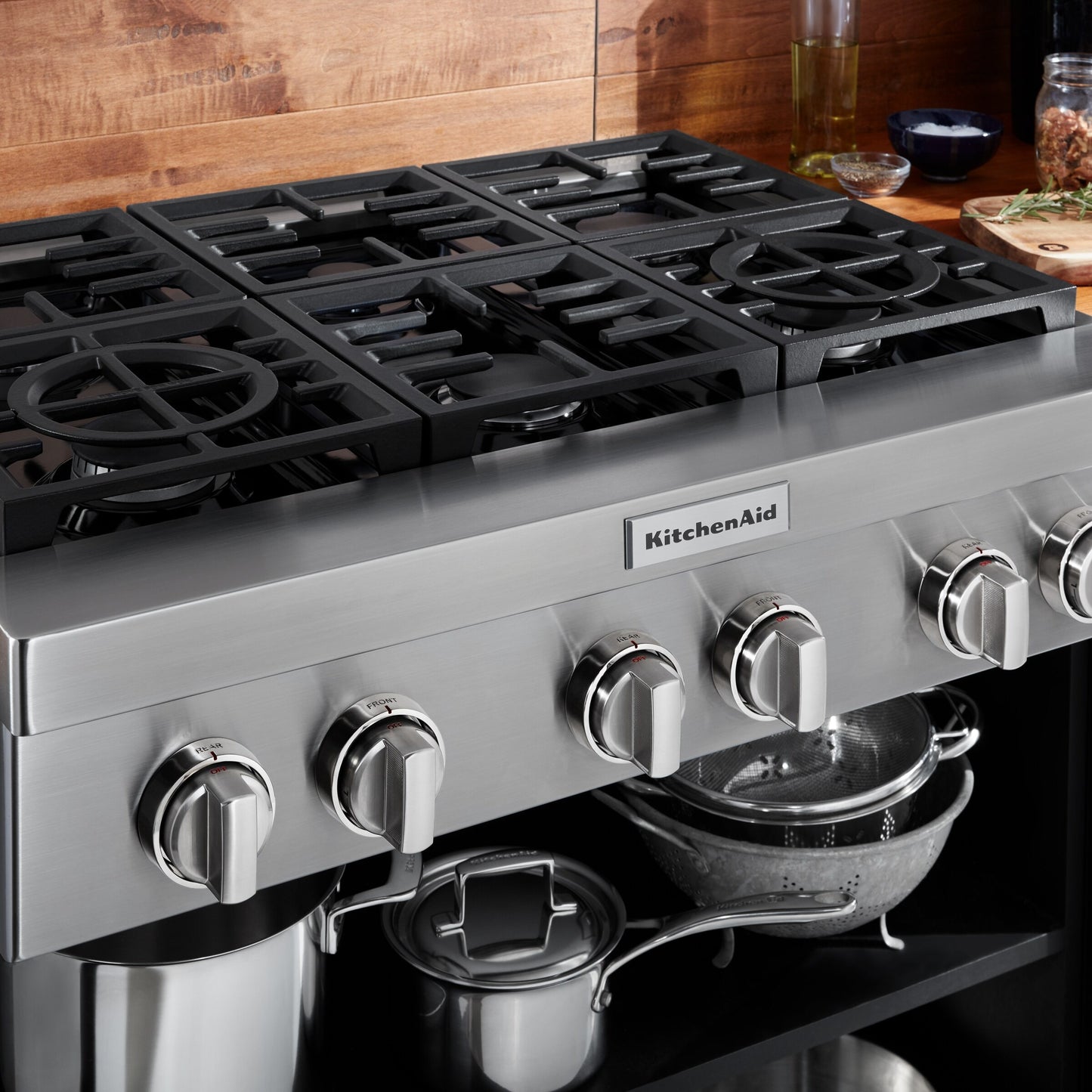 KitchenAid® 36'' 6-Burner Commercial-Style Gas Rangetop