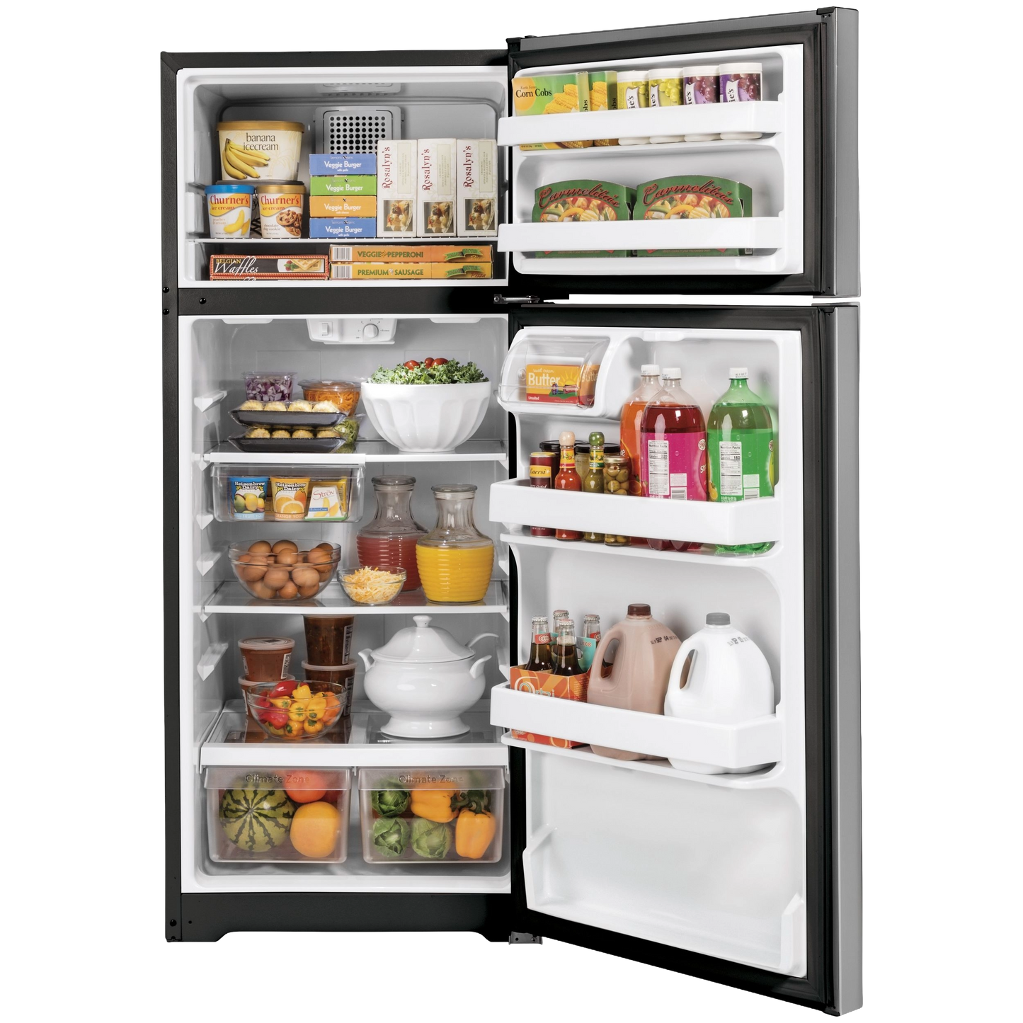GE® ENERGY STAR® 16.6 Cu. Ft. Top-Freezer Refrigerator