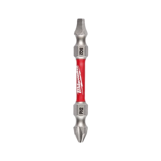 Double-ended impact bit with PH2 and square drive tips for power tool accessories and home improvement projects under $50