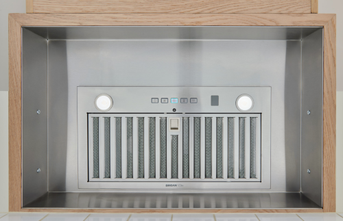 Stainless steel custom range hood insert with SmartSense infrared ventilation from Kitchen & Kitchenware collection