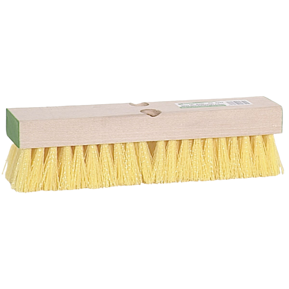 10-inch deck scrub brush with medium-stiff polypropylene bristles for durable cleaning in home improvement collections under $50