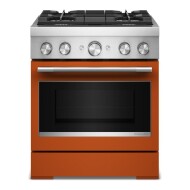 30-Inch 4 Burner Commercial-Style Dual Fuel Range with No Preheat Air Fry Mode