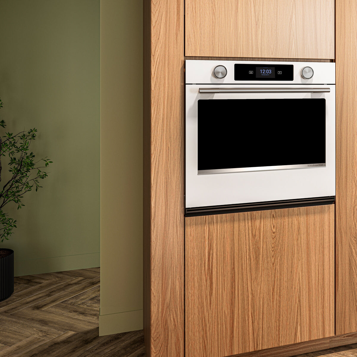 30-inch Smart Electric Single Wall Oven with Assisted Cooking Modes - White