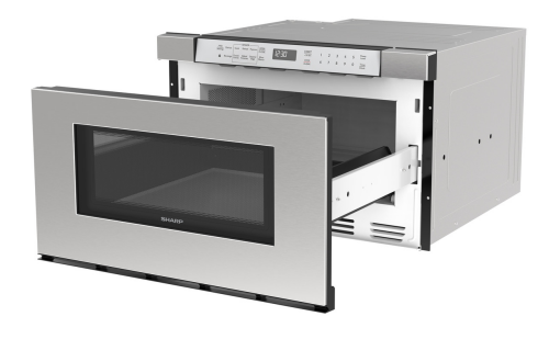 24" Microwave Drawer with 1.2 cu ft cavity,  950W, Sensor, angled touch