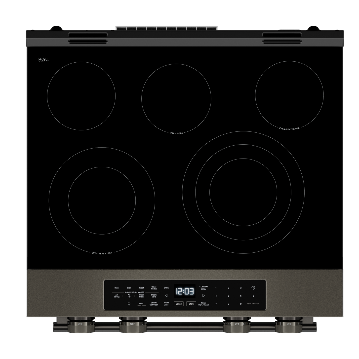 5.3 Cu. Ft. Smart Slide-in Electric Range with Two Even-Heat™ Hyper Elements and Convection Cooking Modes