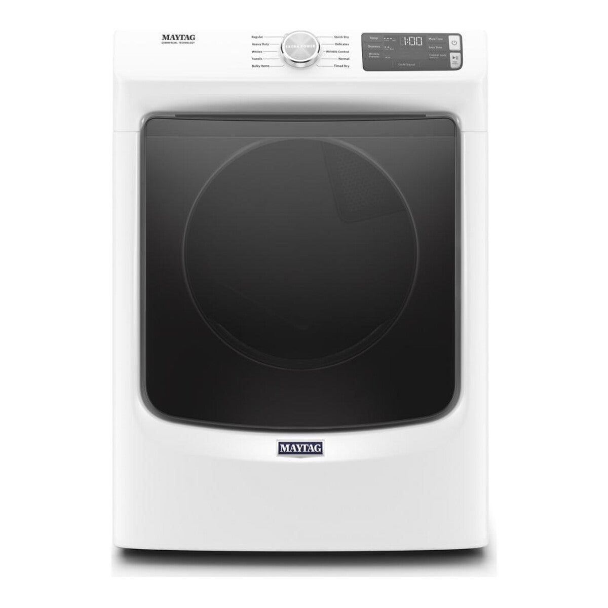 Front Load Electric Dryer with Extra Power and Quick Dry cycle - 7.3 cu. ft.
