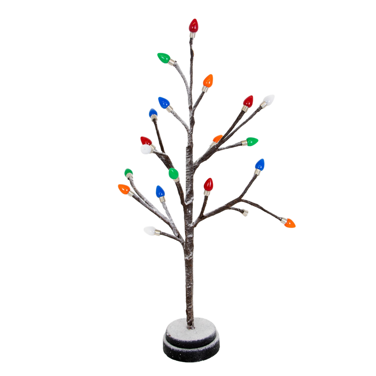 Gerson International 20" Tree w/Multicolor Bulbs