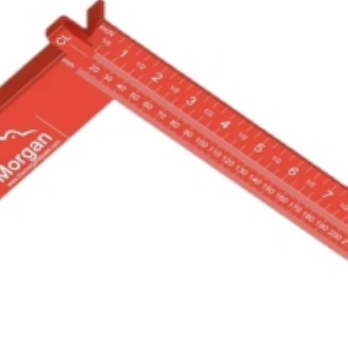 Kiwi Vision Morgan Square 8" x 12" Aluminum Square, Red