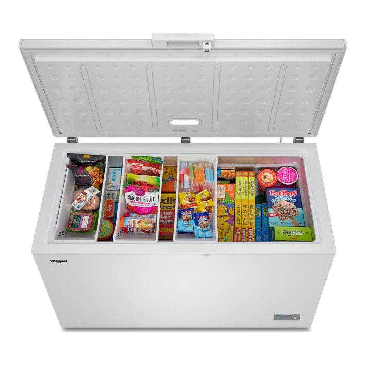 Whirlpool® 16 cu. ft. Convertible Freezer-to-Fridge Chest Freezer with 3 Storage Baskets