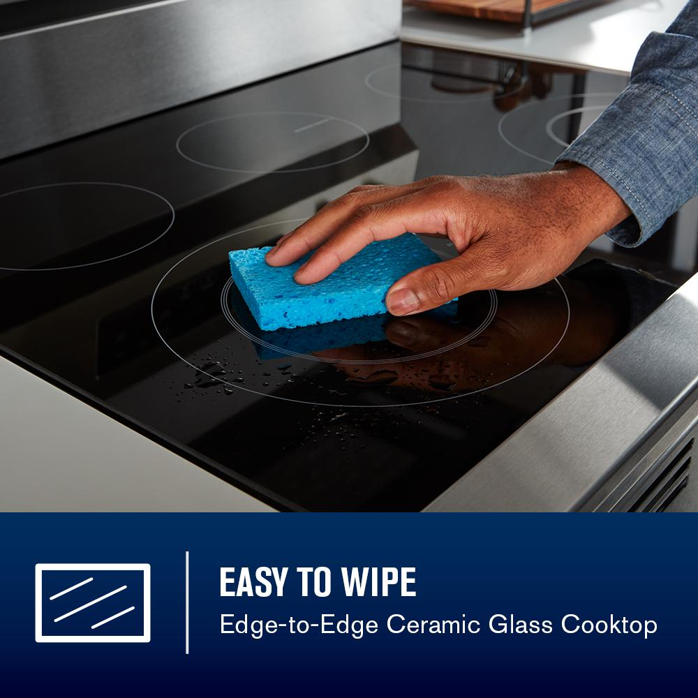 30-Inch Wide Electric Range With Steam Clean - 5.3 cu. ft.