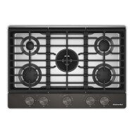 KitchenAid® 30 in. Gas Cooktop with 5 Burners and Integrated Wok Grate