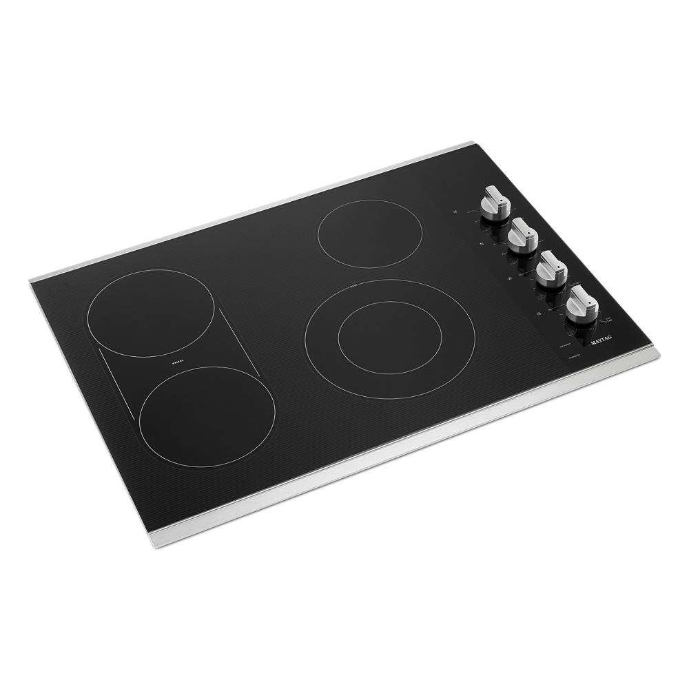 30-Inch Electric Cooktop with Reversible Grill and Griddle