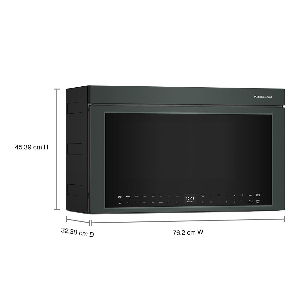 Multifunction Over-the-Range Microwave Oven with Flush Built-In Design