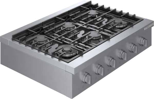 800 Series, Gas Rangetop, 36 ", Stainless steel