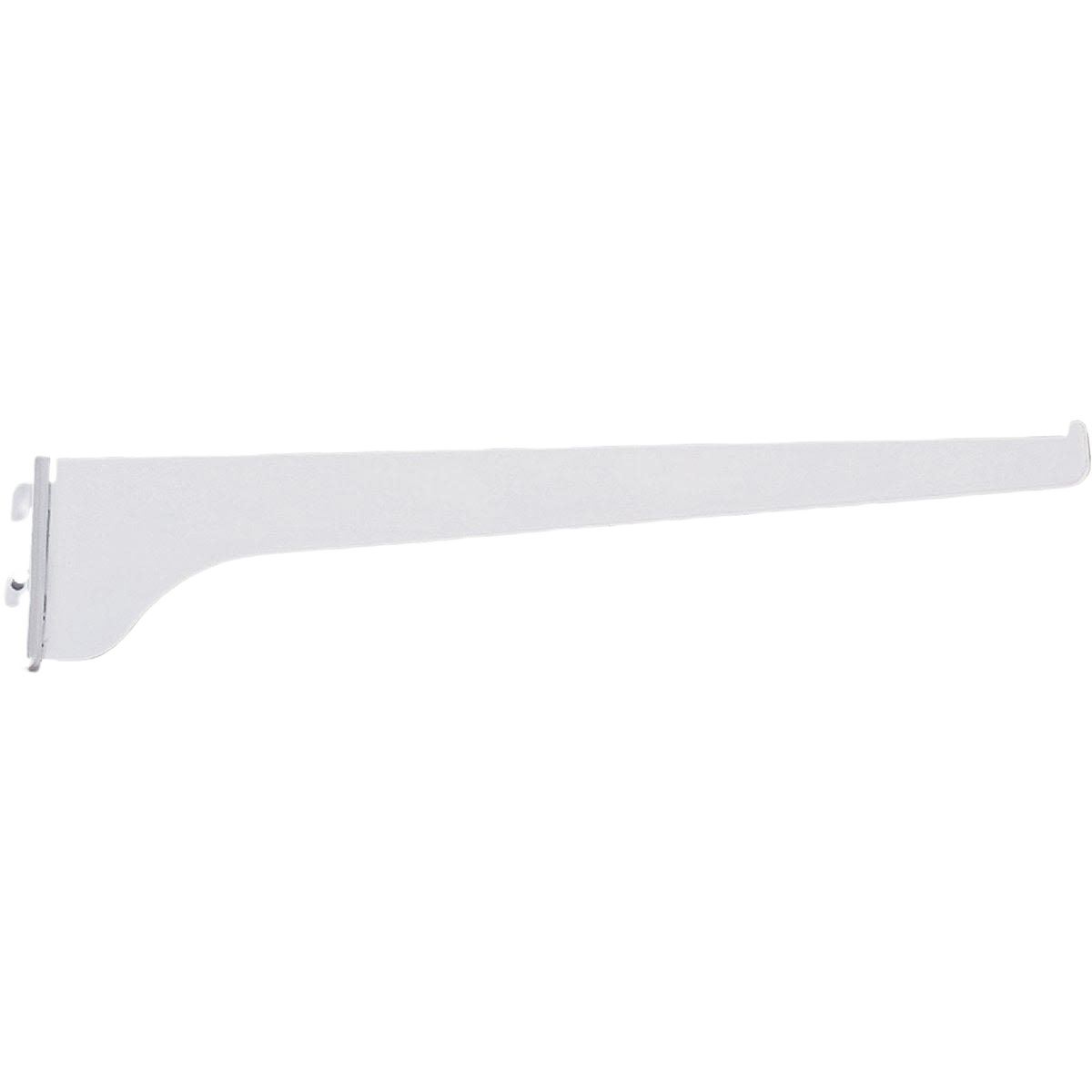 White titanium steel shelf bracket for sturdy support in shelves and storage organization under $50 collections