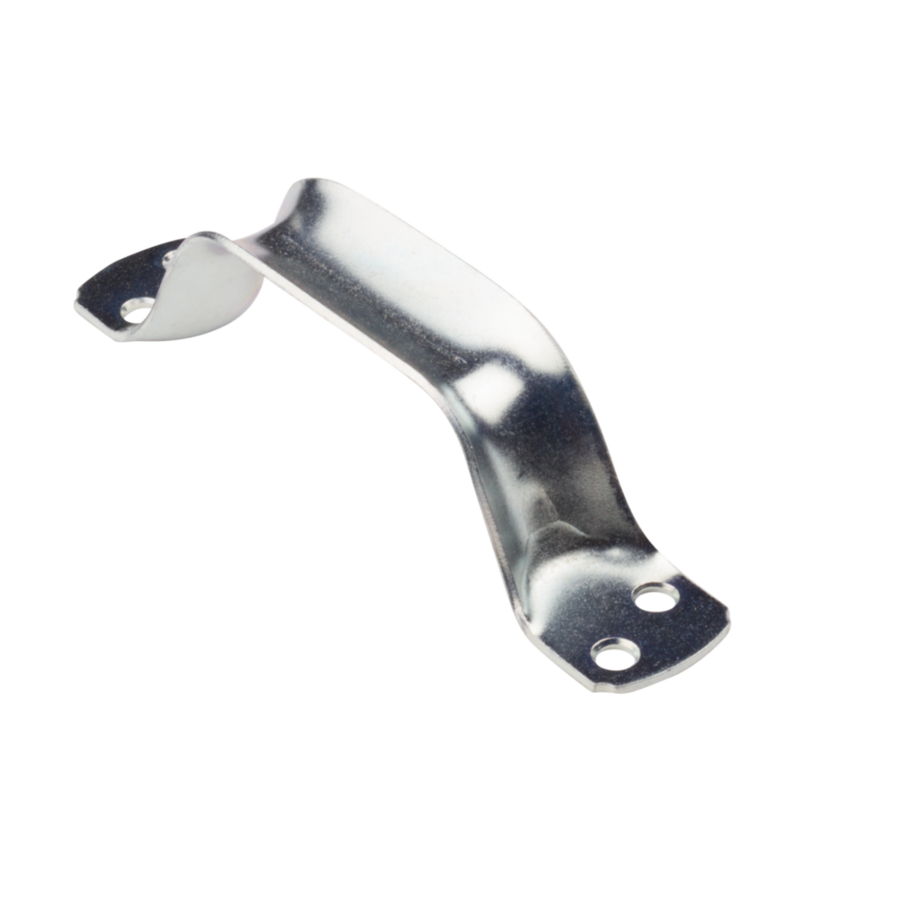 Zinc-finished door pull handle made from hot rolled steel for furniture and cabinet hardware in home improvement collections