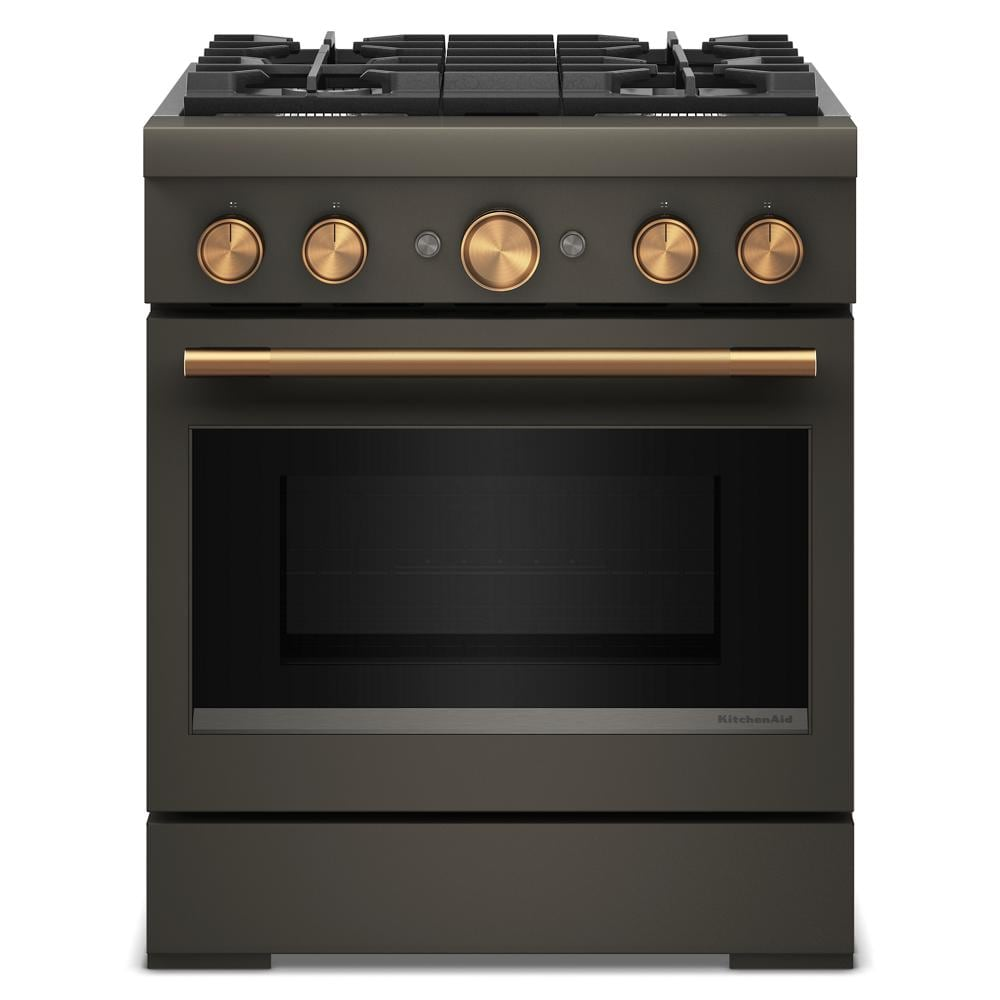 30-Inch 4 Burner Commercial-Style Dual Fuel Range with No Preheat Air Fry Mode