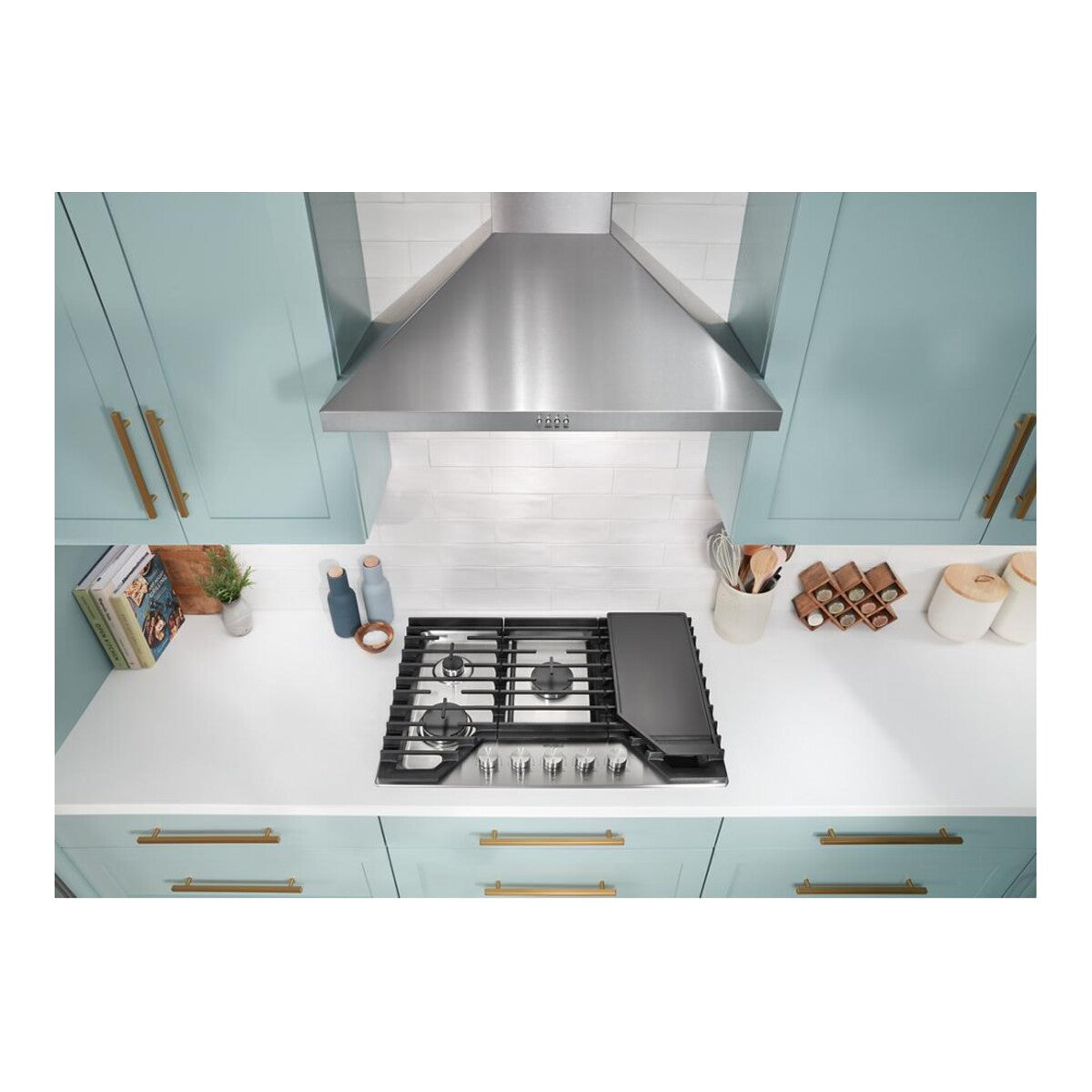 30" Curved Glass Wall Mount Range Hood