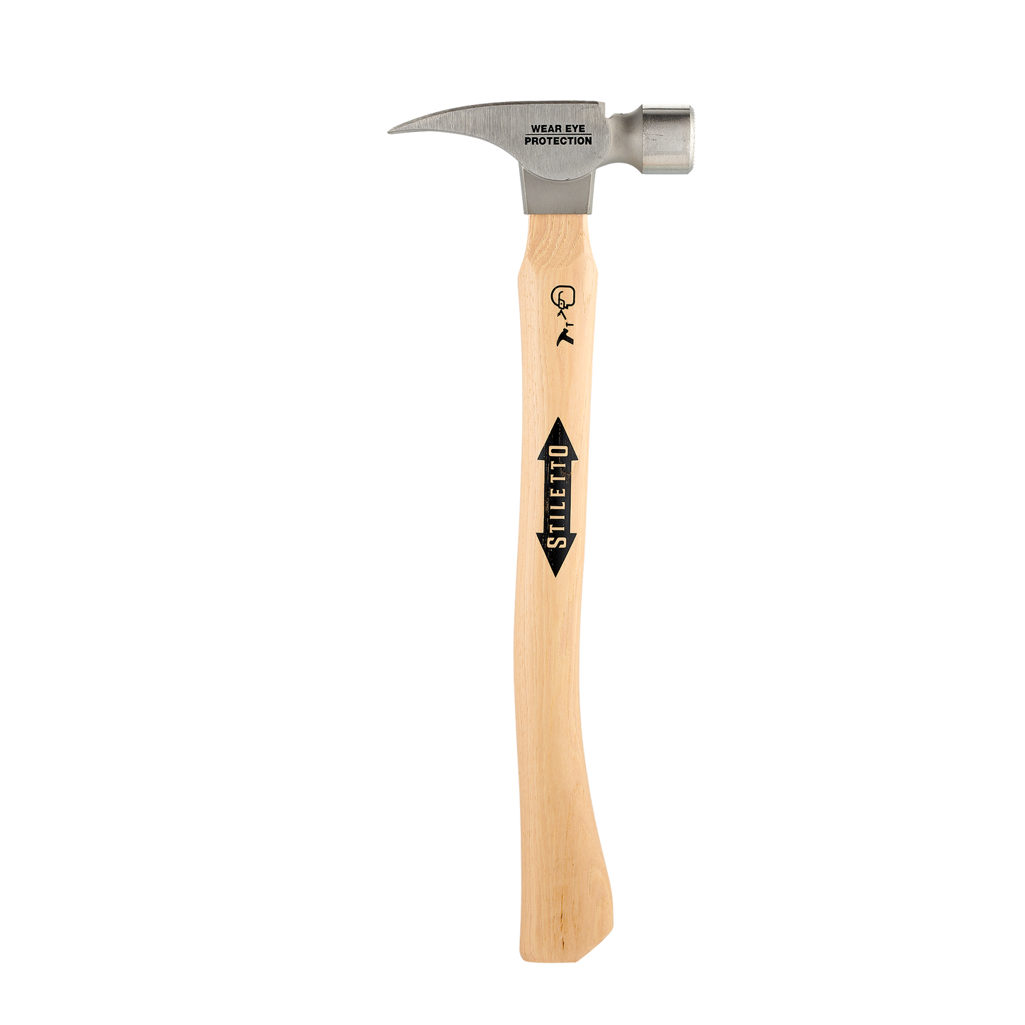 Stiletto 16oz Milled/Curved Hickory Hammer