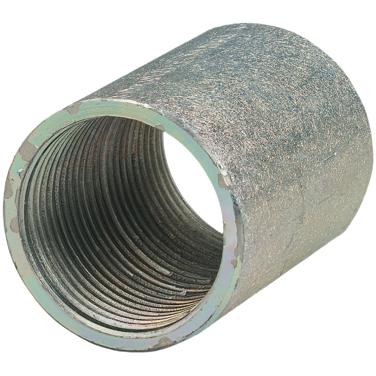 Galvanized steel threaded conduit coupling for electrical conduit systems in home improvement and tools under $50