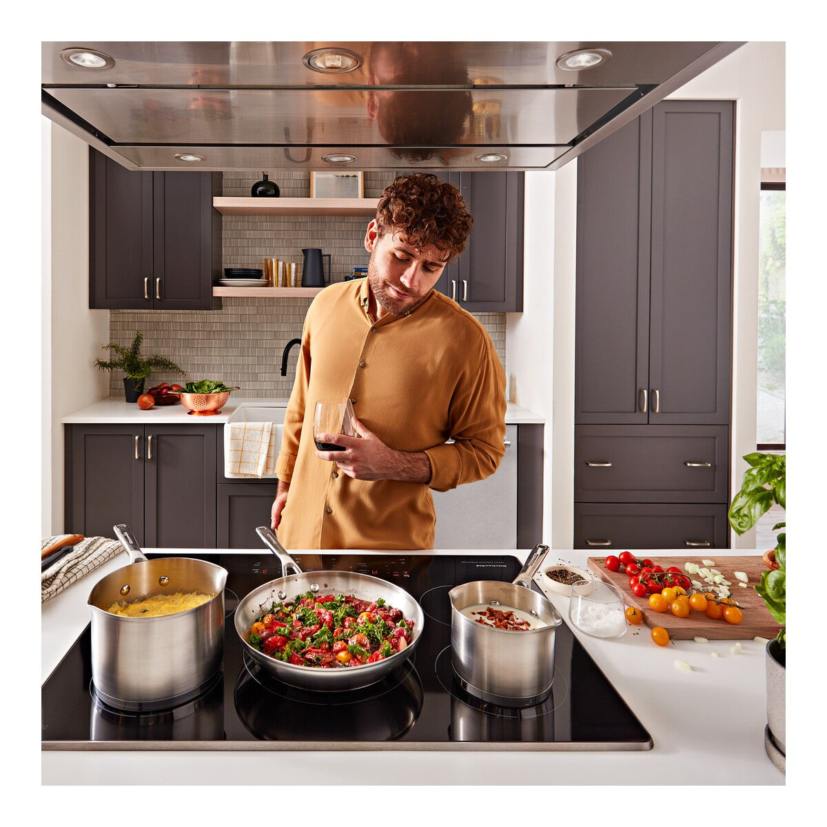 30-Inch 5-Element Sensor Induction Cooktop