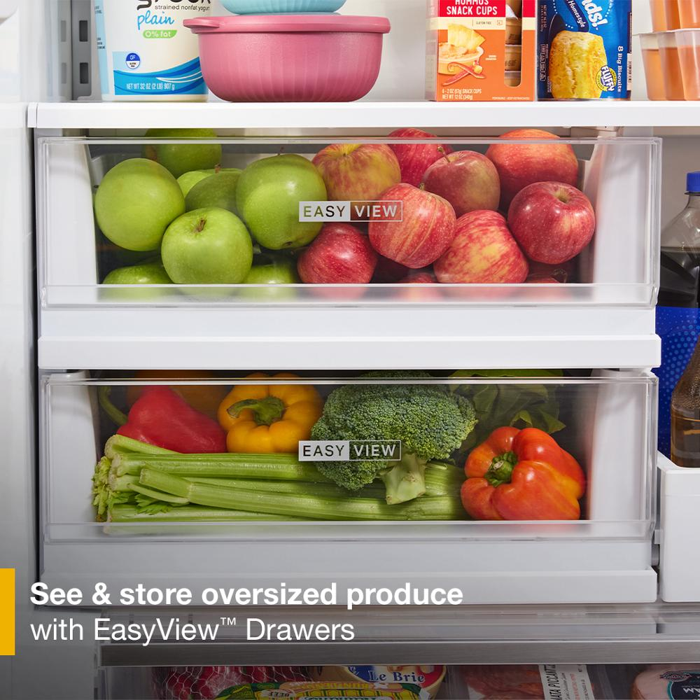 36-inch Wide True Counter-Depth 3-Door French Door Refrigerator - 23.4 cu. ft.